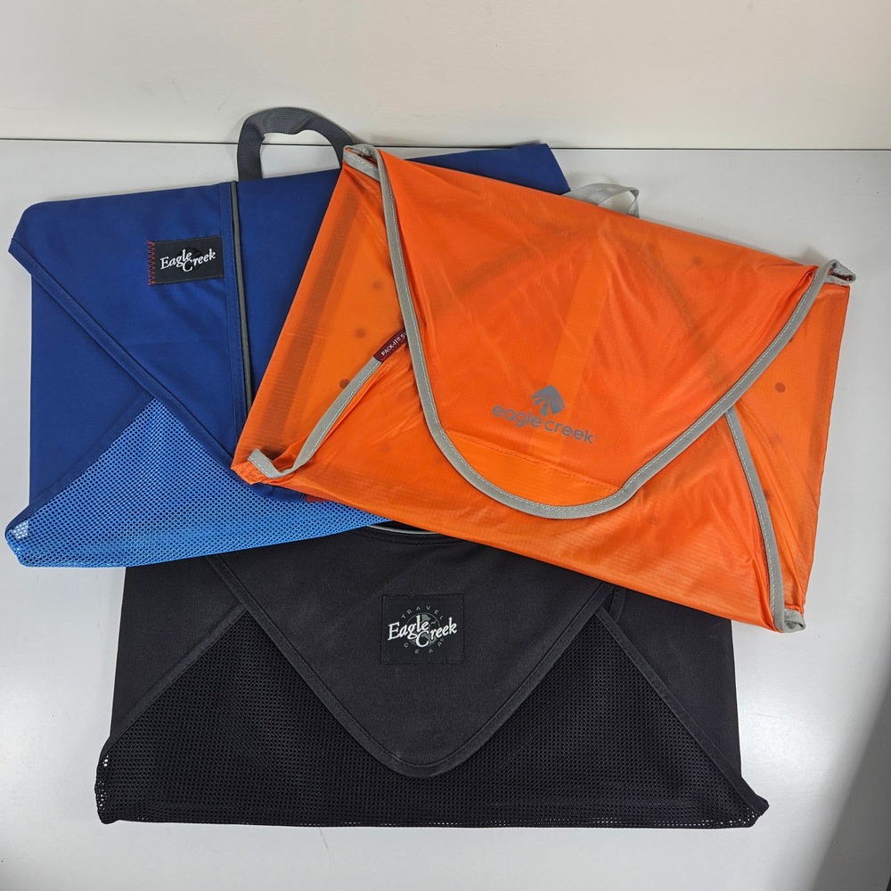 Eagle Creek Pack-It Garment Folder Set of 5 Travel Organizers w/ Boards 4L, 1M